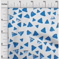 thumbnail image 2 of oneOone Viscose Chiffon Blue2 Fabric Geometric Sewing Craft Projects Fabric Prints By Yard 42 Inch Wide, 2 of 4