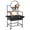 Black, variant on GloryStar Bird Playstand, 66'' H Inch Birdcage Stand Activity Play Center with Perches and Ladders, Removable Tray, Indoor Outdoor Playground