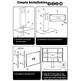 thumbnail image 4 of DURAMEX (TM) LCD LED PLASMA TV FLAT PANEL Table Top Stand 37"-55", 4 of 6