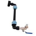 thumbnail image 2 of IBC Adapter, Water Container Gooseneck Connector Replacement Fitting Butt Faucet Drain With Hose For Filling Watering Can For Garden 2 Barrels In Series,1 Barrel Lift,2 Barrels In, 2 of 8