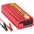 thumbnail image 1 of 1600W,Power Inverter,DC 12V/24V to AC,Car Inverter With Dual USB Car Adapter ,Easy to Use, 1 of 7