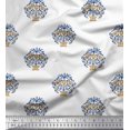 thumbnail image 1 of Tissu de Rayonne Pomme Paon & Tissu Imprimé par Yard 56 Pouces de Large, 1 of 3