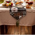 thumbnail image 5 of The HomeCentric Decorative Brown Table Runner 14 x 36 inch Floral Pattern Contemporary Style - Niloufar, 5 of 5