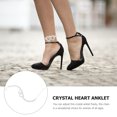 thumbnail image 4 of Rhinestone Bracelet Crystal Anklet Adjustable Ankle Chain Beach Foot Jewelry, 4 of 8