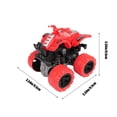 thumbnail image 2 of Eoozwa 4WD Friction Power Car No Batteries Required Durable ABS Plastic Inertia Action Toy for Rough Play Fun Birthday Gift for All Ages, 2 of 5
