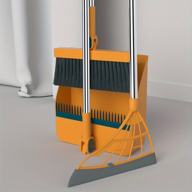 2/3pcs/set, Rotating High-grade Folding Broom Set New Thickened And Extended