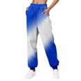 thumbnail image 3 of Womens Gradient Sweatpants Casual Loose Trousers With Pockets High Waist Pants, 3 of 3