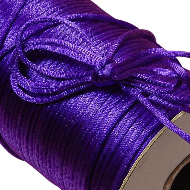 CHOK 100 yards Satin Rattail Cord 2mm shamballa nylon macrame kumihimo string