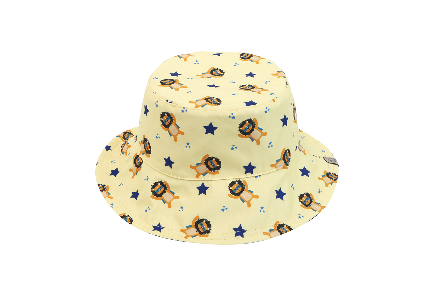 FlapJackKids - Patterned Sun Hat - Animal Superhero - M (2-4Y)