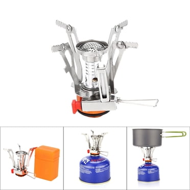 EGNMCR Camping & Hiking Ultralight Portable Outdoor Backpacking Camping Stove with Piezo Ignition the Stove