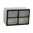 thumbnail image 1 of Langgg Drawer Storage Cabinet Organizer Home Container drawers 9 for Screws Beads Small Items White 4 drawers, 1 of 6