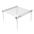 thumbnail image 4 of Folding Campfire Grill Stainless Steel Multifunction Camping Grill Rack Charcoal BBQ Rack Charcoal Assembly Barbecue Tools, 4 of 10