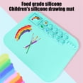 thumbnail image 2 of Silicone Painting Mat, Reusable Art Drawing Board For Paint And Modeling Clay, Washable Graffiti Activity Pad, Built In Storage Compartments, Portable Creative Craft Surface, 2 of 6