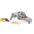 thumbnail image 4 of Starfrit Gourmet Mandoline Avec 6 Lames Interchangeables En Acier Inoxydable, Épaisseur Réglable, Protection Sécurité, Boîtier De Rangement, Va au Lave-Vaisselle, 4 of 5