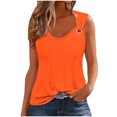 thumbnail image 2 of Meichang Débardeurs Décontractés pour Femmes Été Col Rond Tunique Ample Chemises Sans Manches Basiques Blouses Camisole Unie, 2 of 4