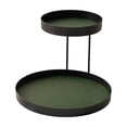 thumbnail image 2 of Amzcrzy Iron Rack Double Layer Tabletop Iron Storage Tray Cosmetics Jewelry Perfume Storage and Display Rack Shoe Rack Dresser Dorm Room Essentials Closet Organizer Storage Cabinet, 2 of 6