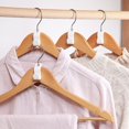 thumbnail image 2 of Labymos Hanger connection hook clothes support link buckle thickened plastic clothes support can be superimposed, 2 of 6