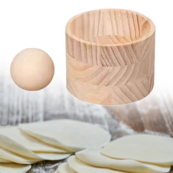 Bakeware Tool for Event Use Wooden Dumpling and Hand Pie Maker with Decorative Easter Print Catering Grade Kitchen Accessory for Dumpling Wrapping and Shaping