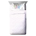 thumbnail image 1 of Disney Princess 'Floral Garden' Kids 3-Piece Twin Sheet Set, 100% Polyester, 1 of 5