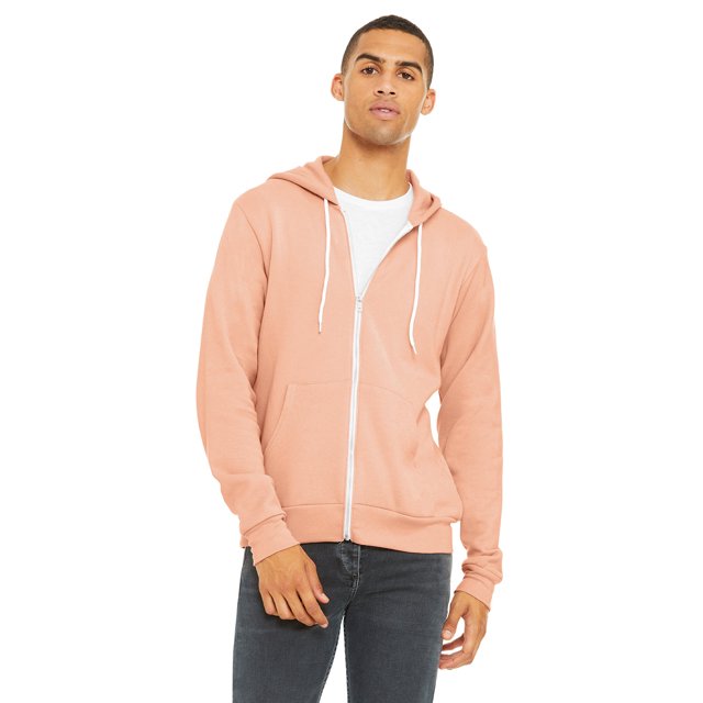 Bella + Canvas Unisex Sponge Fleece Full-Zip Hooded Sweatshirt
