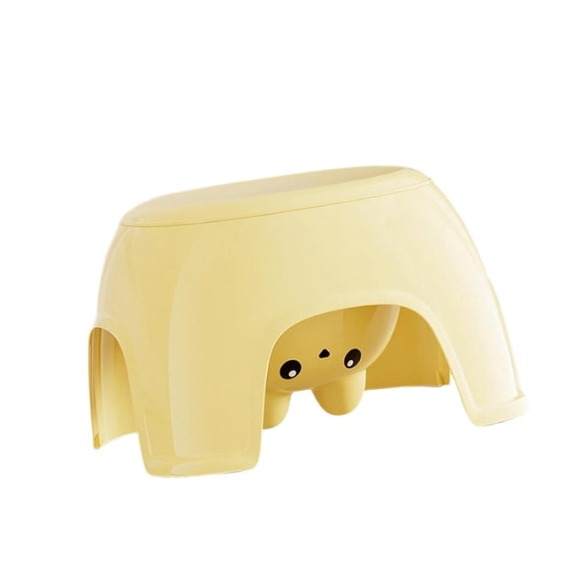 simhoa Children Chair Comfortable Storage Box Foot Rest for Families Bedroom Shower yellow