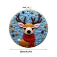 thumbnail image 3 of Pcksrro Home Decorations Items and Hanging Ornaments Deal!Starters Wool Felts Painting With Embroidery Frame Needle Felts Material Pack Diy Needle Felts Suitable For Beginners To Crafts, 3 of 5