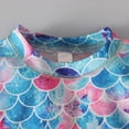 thumbnail image 3 of Toddler Girls Rash Guard Bathing Suits Cute Print Sun Protection Long Sleeve Toddler Girls Swimsuit 3-4 Years, 3 of 6