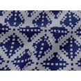 thumbnail image 4 of oneOone Viscose Jersey Fabric Check Kasuri Print Sewing Fabric BTY 60 Inch Wide, 4 of 5