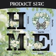 thumbnail image 1 of Coastal Themed "HOME" Wooden Wall Sign Set Beach Style Starfish & Shell Letters Decor for Living Room, Kitchen or Bedroom, 1 of 1