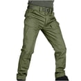 thumbnail image 2 of cllios Pantalon Tactique pour Homme Extérieur Anti-Déchirure Léger Imperméable Pantalon de Travail Militaire Cargo de Travail Randonnée pour Homme Multi-Poches, 2 of 9