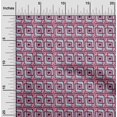 thumbnail image 1 of oneOone Viscose Jersey Fabric Square & Floral Block Printed Craft Fabric BTY 60 Inch Wide, 1 of 5