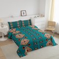 thumbnail image 3 of Erosebridal Boho Aztec Comforter Sets Full Size, Mandala Bohomian Comforters & Duvets, Geoemtry Room Decor, Reversible 3pcs, 3 of 7