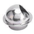 thumbnail image 2 of Stainless Steel Vent Cover, Easy To Use Protection Rain Resistant Stainless Steel Vent Hood Hemispherical  For Electric Clothes Dryers For Industrial Uses 4 Inch, 2 of 8