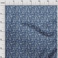 thumbnail image 2 of oneOone Polyester Lycra Fabric Leaves & Floral Block Printed Fabric 1 Yard 56 Inch Wide, 2 of 4