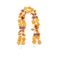 thumbnail image 1 of YIMWNYI Simulation Maple Leaf Rattan, Autumn Decoration, Halloween Decor, Indoor Outdoor Display, Fall Home Accent, Faux Maple Leaf Garland, 1 of 6