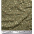 thumbnail image 1 of Soimoi Modal Satin Fabric Flower Artistic Decor Fabric Printed Yard 42 Inch Wide, 1 of 3