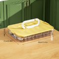 thumbnail image 3 of Piwvid Food Storage Containers with Lids, Plastic Cookie Storage Containers Airtight, Layer Stackable Food Containers Dumpling Storage Box for Kitchen Organizers and Storage, 3 of 5