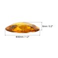 thumbnail image 2 of Unique Bargains 30mm Flat Back Round Acrylic Rhinestones, 50 Pack Plastic Circle Gems for Jewelry Making Costume, Yellow, 2 of 6