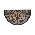 thumbnail image 1 of Home Décor Inc. Half Moon Coir Doormat – Durable, Natural Fiber, Anti-Skid Backing, 1 of 4
