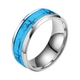 thumbnail image 1 of Bague en Acier Inoxydable Bague Couple Bague Bague Bague, 1 of 1