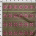 thumbnail image 3 of oneOone Georgette Viscose Fabric Leaves & Floral Block Fabric Prints By Yard 42 Inch Wide, 3 of 4