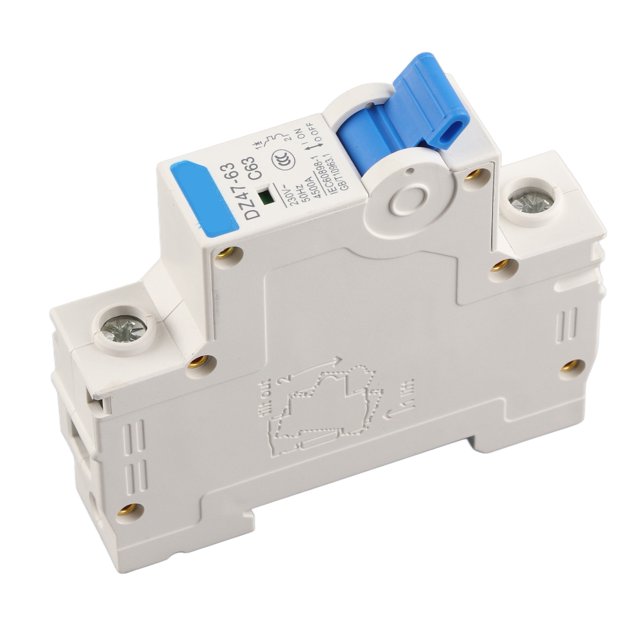 MCB Switch Breaker, Mini Circuit Breaker 1Pole 230VAC DZ47-6350A, Miniature Circuit Breakers