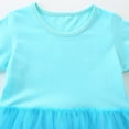thumbnail image 4 of WEAIXIMIUNG Robes pour Filles 7-8 Robe Fille Tout-Petit Manches Courtes Tunique en Maille Princesse Robes d'Été 7a, 4 of 5