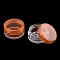 thumbnail image 2 of 50pcs Empty Round Makeup Jar container empty makeup pot Pot Travel Cream Powder Cosmetic Container Case Orange, 2 of 8