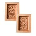 thumbnail image 1 of Oleegame 2PC Cookie Mold Cookie Molds Provences Rose Cookie Stamp Embossing Molds Craft Decorating Baking Tool, 1 of 3