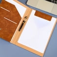 thumbnail image 1 of Yhmxh Office Supplies Office Desk Accessories Office Organizer Desk Organizers Multi-function Business Folder Leather Manager Splint Magnet Contract Folder Business Contract Book, 1 of 6