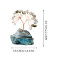 thumbnail image 2 of EGNMCR Room Decor, Home Decor Natural Colorful Crystal Stone Crushed Stone Wealth Tree Handwoven Amethyst Base Money Tree Home Decoration Crystal Money Treese, 2 of 6