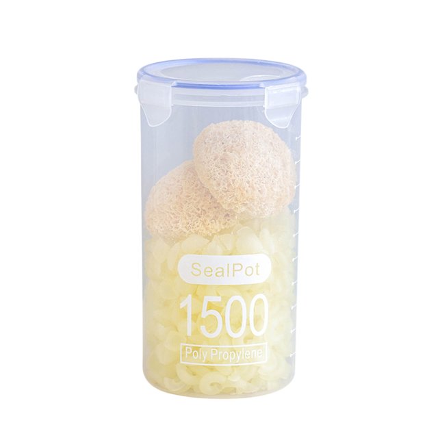 sdhkgrrt under $5 Kitchen Storage Container, Kitchen Storage Containers Set,Transparent Airtight Food Canisters,Moisture Proof Pantry Organization,Dry Food Storage Jars,Sealed Cereal Grain Containers