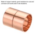 thumbnail image 4 of Unique Bargains 25mm Straight Copper Pipe Coupling Connecting Adapter Solder Connection for Plumbing 2 Pack, 4 of 5