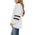 thumbnail image 4 of Pompotops Sweat à Capuche pour Femmes avec Cordon de Serrage, Manches Longues, Ample, 4 of 7